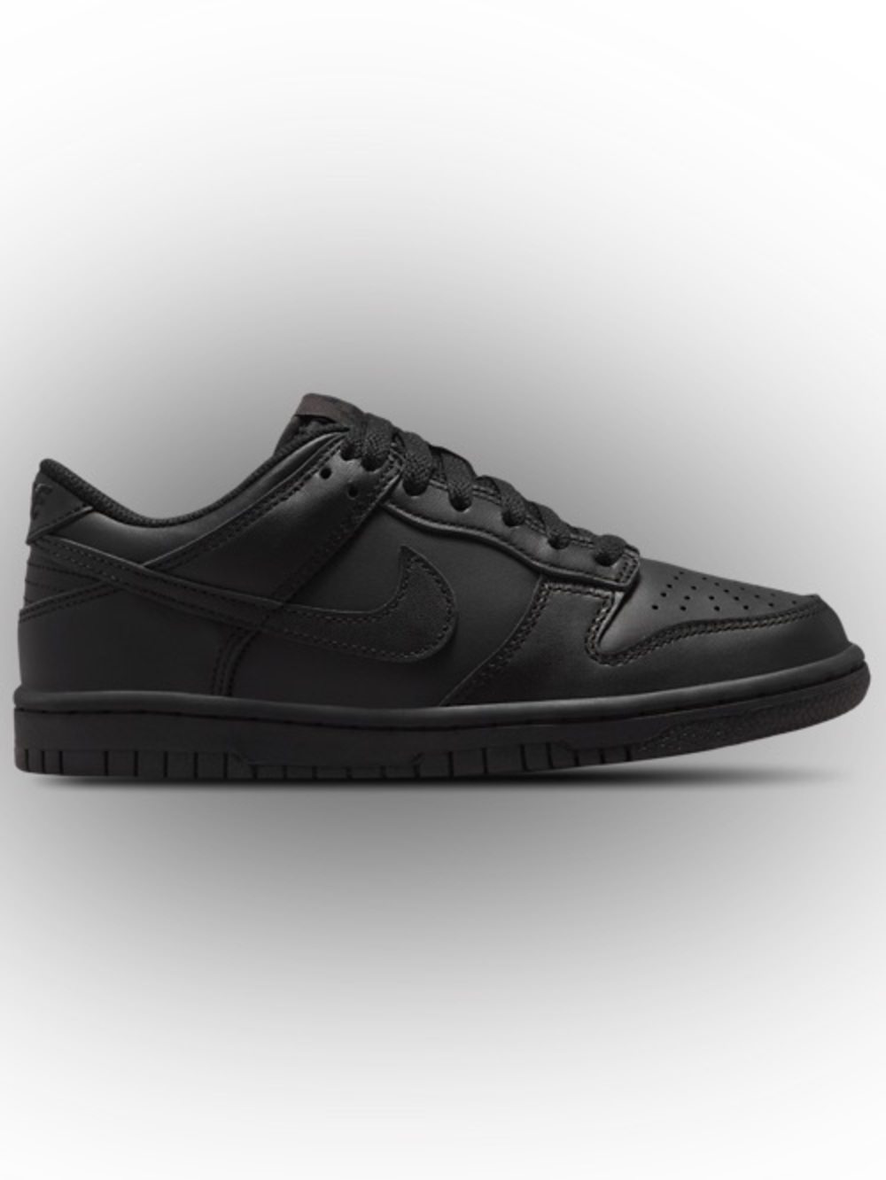 Nike Dunk Low Triple Black GS 4Y Youth Sneakers Shoes